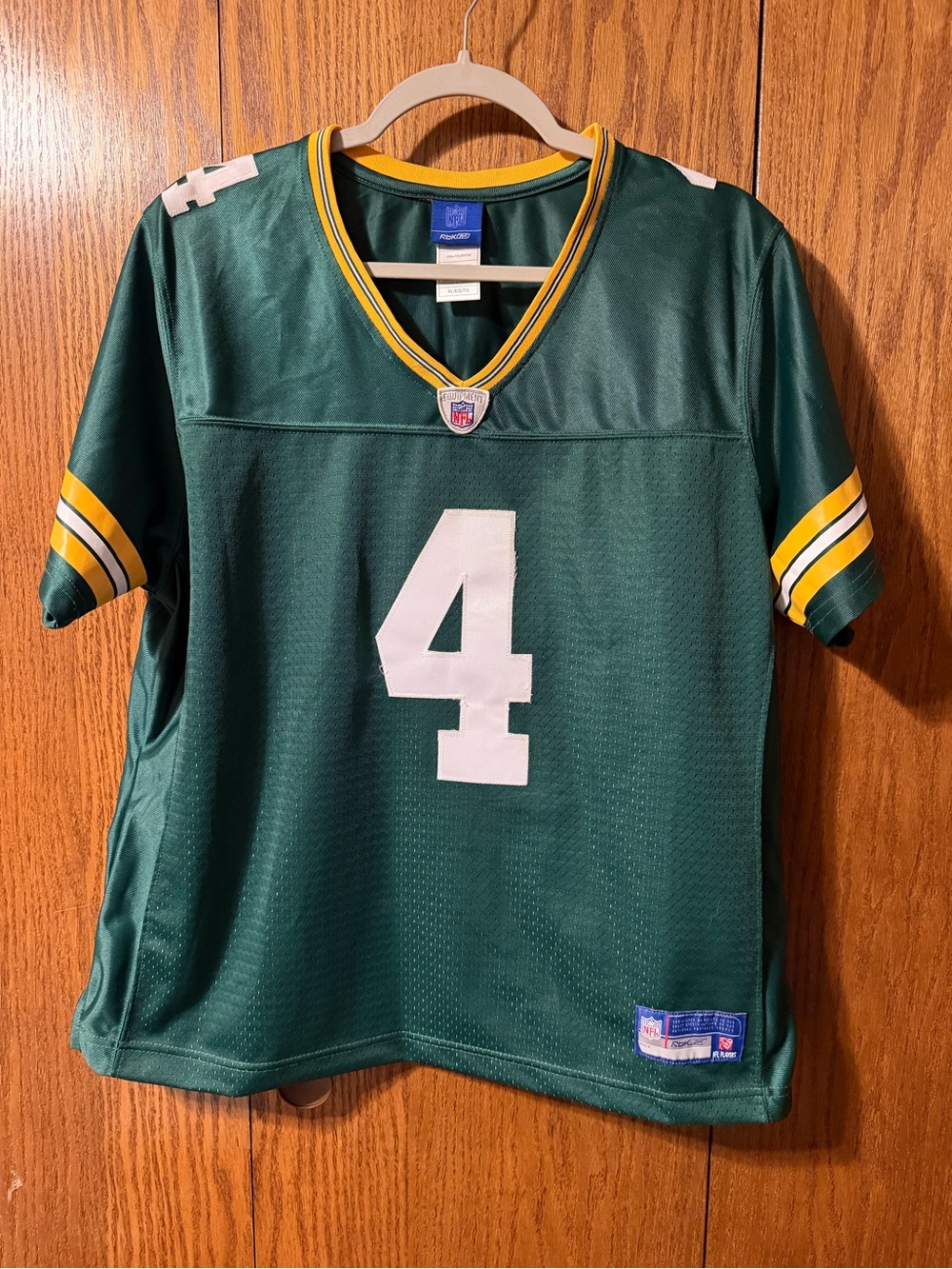 Vintage Sewn Stitched Brett Favre Jersey NFL Green Bay Packers Reebok Youth XL